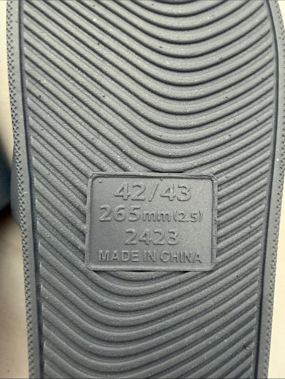Men's Gray Massage Slide Sandals - Comfortable Slip-On Massage Slippers
